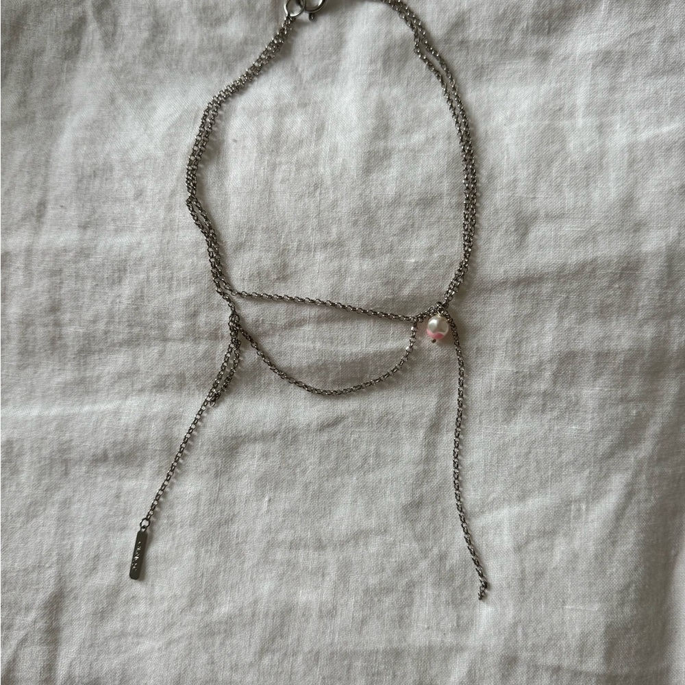 Justine Clenquet Necklace with Pearl Accent